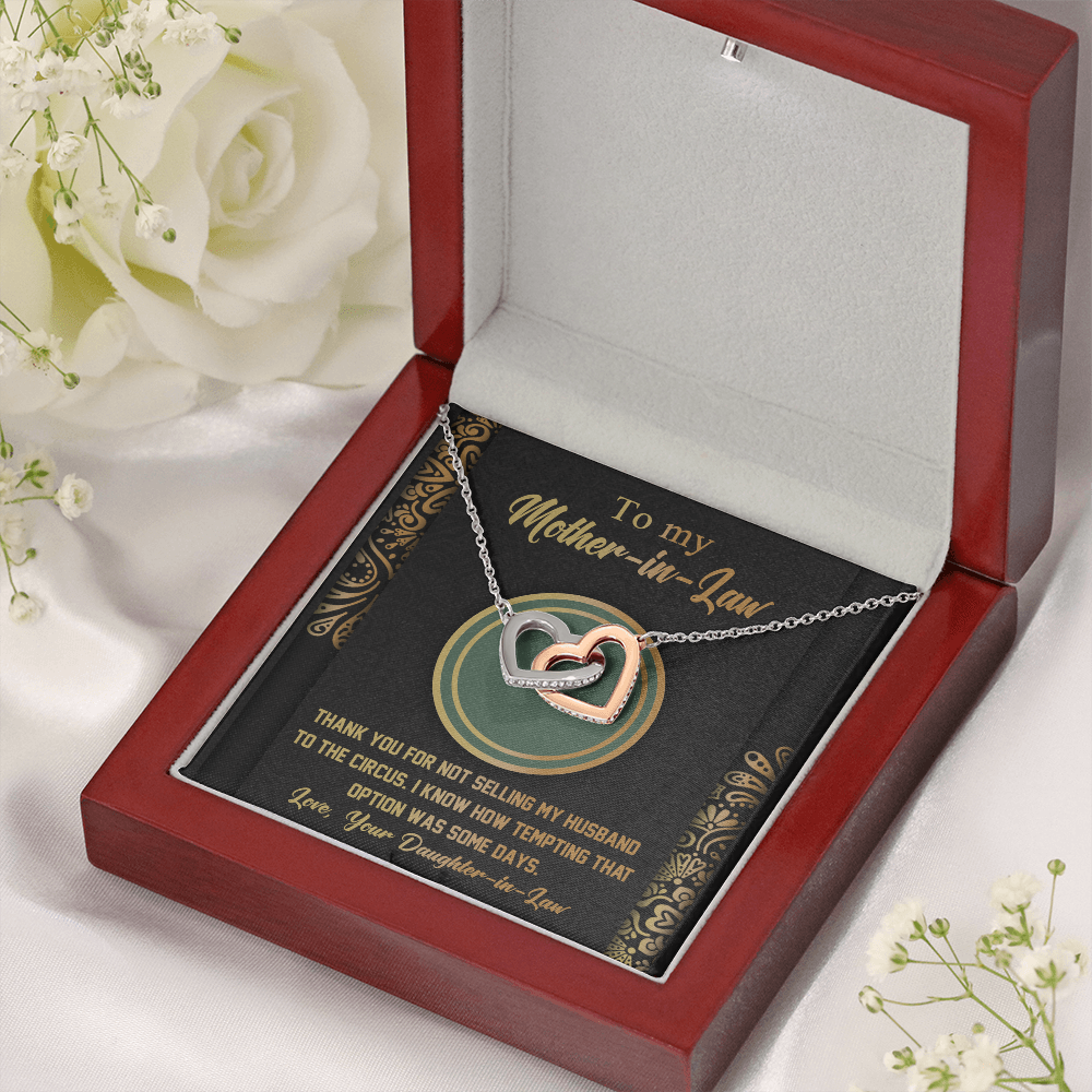 To My Mother-In-Law Necklace, Gifts For Mother In Law From Daughter In Law, Valentines Gifts For Mother In Law, Mother In Law To Be