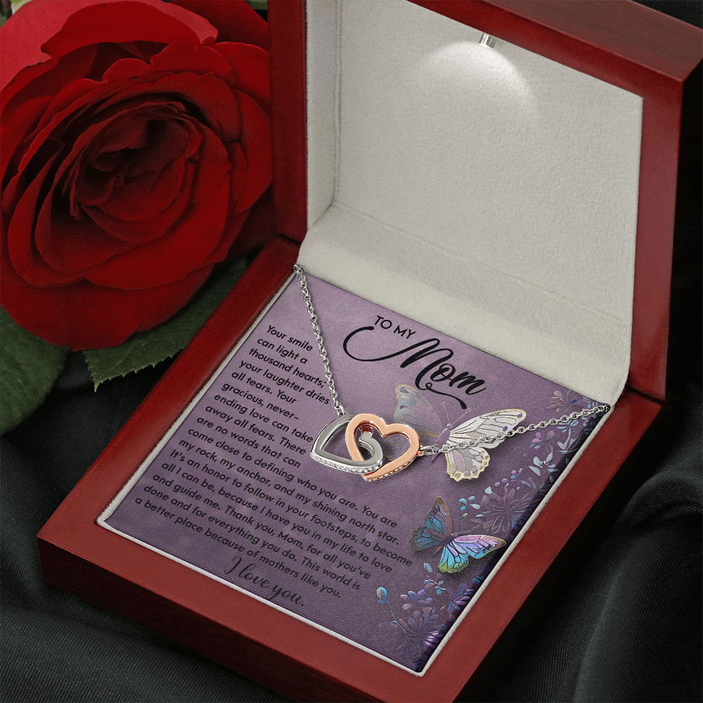 To My Mom Necklace, Christma Day Gift Mom, Mother Day Gift Jewelry Necklace, Christma Gift Mom Necklace, Sentimental Birthday Gift Mom