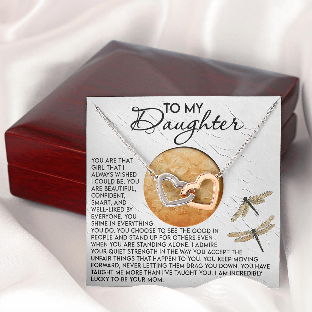 To My Daughter Necklace, Mother And Daughter Necklace, Gifts For Daughter Adult, Jewelry For Daughter From Dad