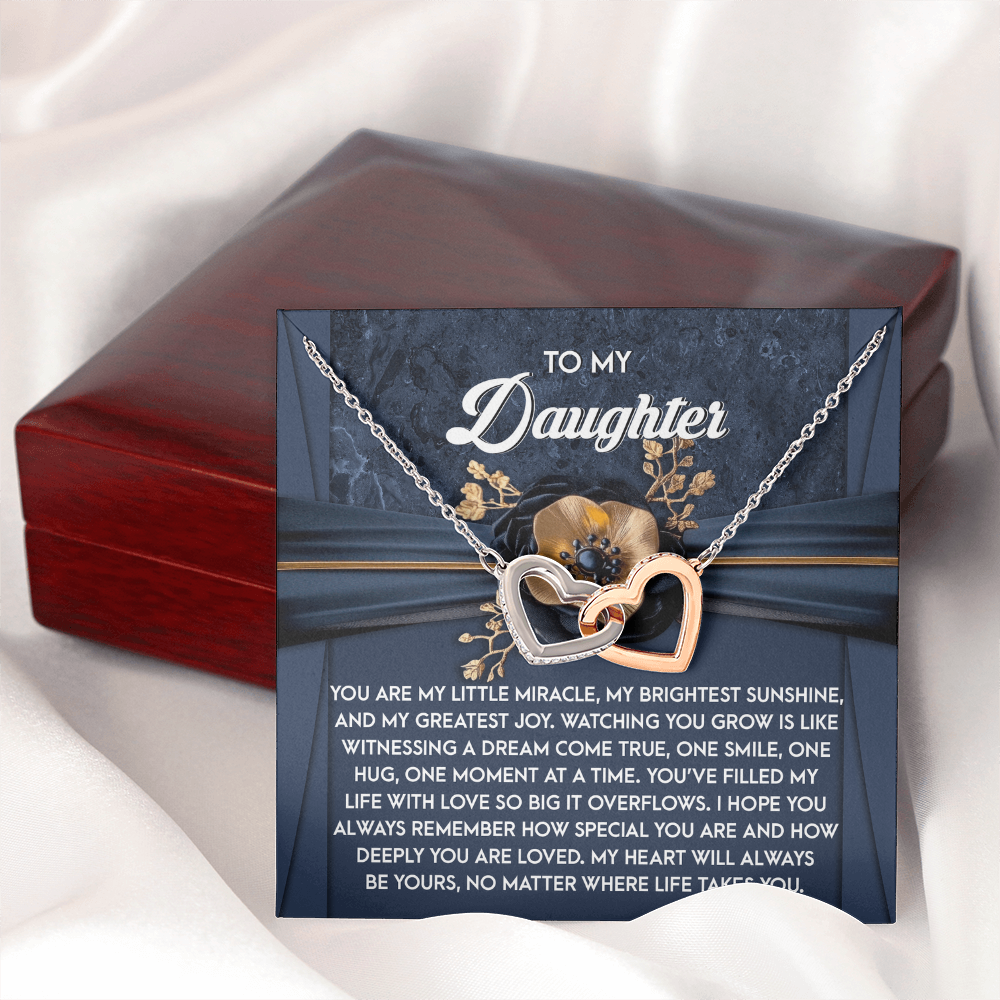 To My Daughter Necklace, Mom And Daughter Necklaces, Father Daughter Necklace, Jewelry For Daughter From Mom