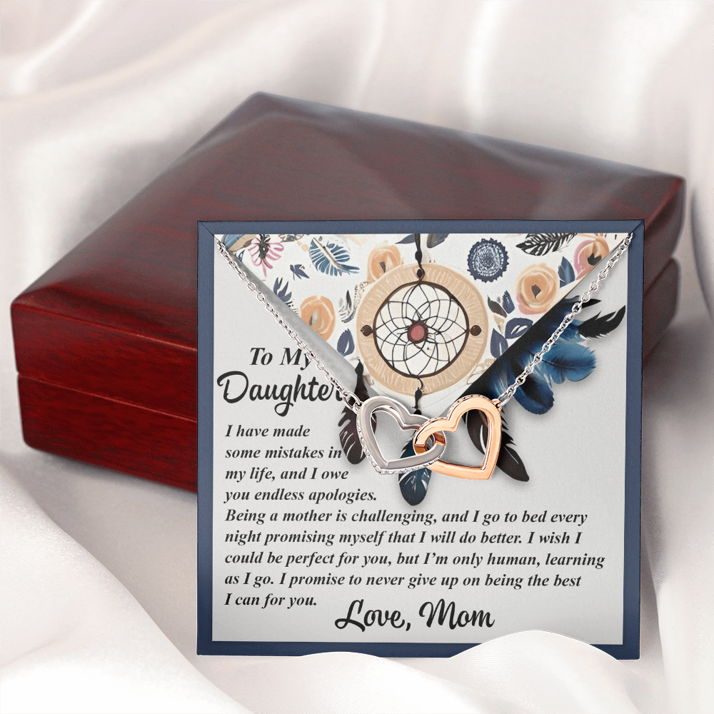 To My Daughter Necklace, Mother And Daughter Necklace, Gifts For Daughter Adult, Jewelry For Daughter From Dad