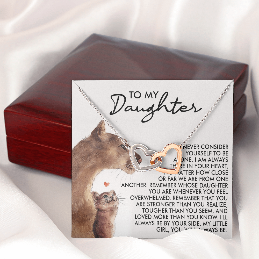 To My Daughter Necklace, To My Mom Necklace, Adult Daughter Valentines Gifts, Necklace From Dad To Daughter