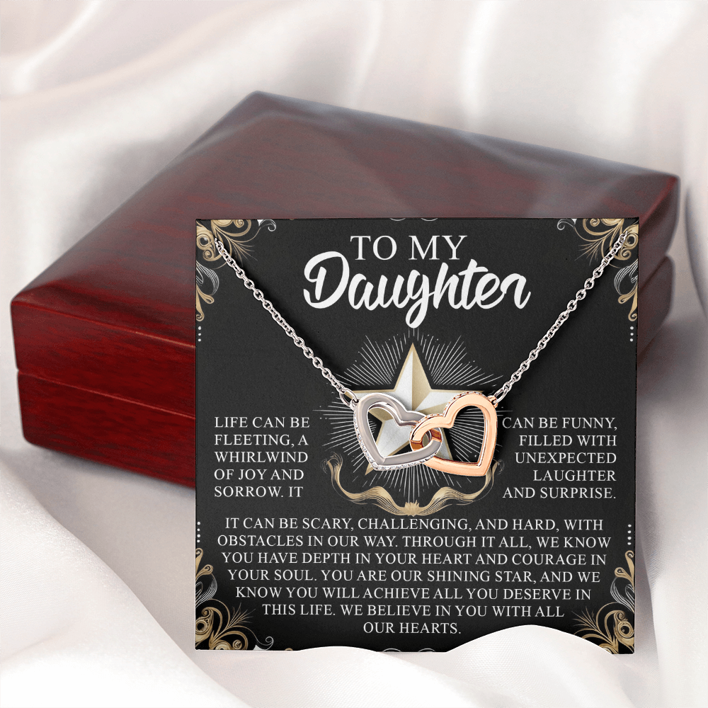 To My Daughter Necklace, Jewelry For Daughter From Mom, Gift For Adult Daughter, Gift For My Daughter