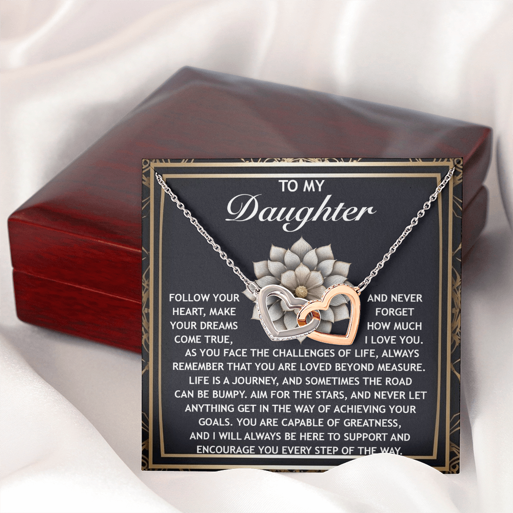 To My Daughter Necklace, Daughter Necklace From Mom, Birthday Gifts For Adult Daughter, Necklaces For Daughter From Dad