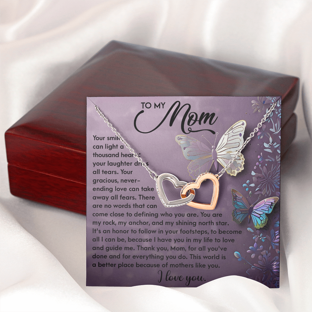 To My Mom Necklace, Christma Day Gift Mom, Mother Day Gift Jewelry Necklace, Christma Gift Mom Necklace, Sentimental Birthday Gift Mom
