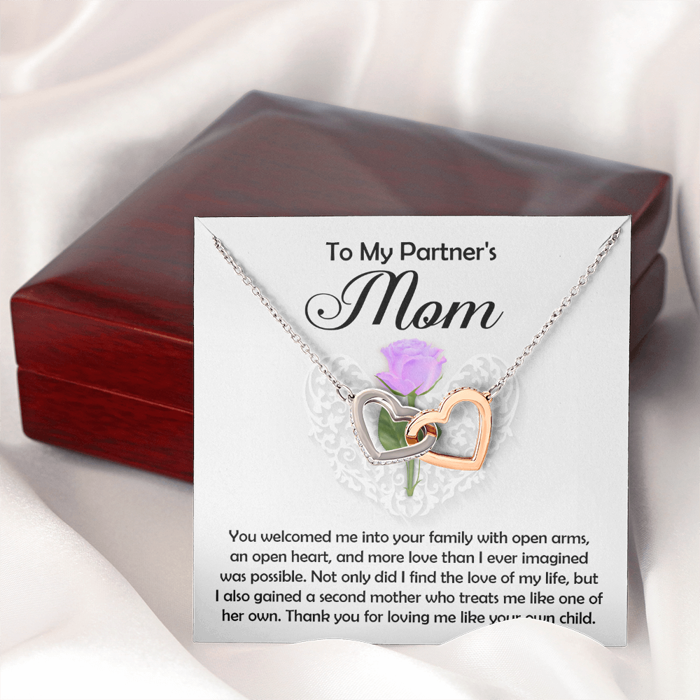 To My Mother-In-Law Necklace, Gift For Mother In Law Birthday, Mother's Day Gifts Mother In Law, Valentines Day Gifts For Mother In Law