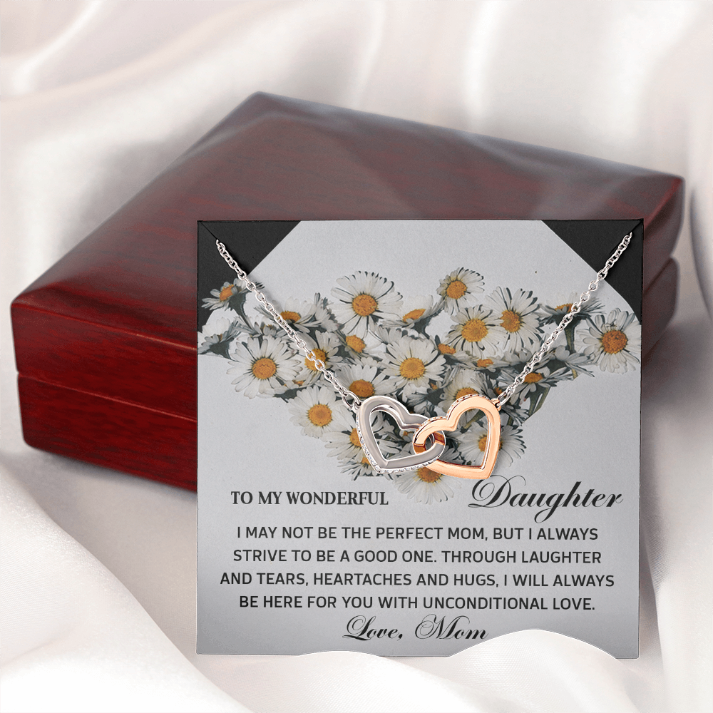 To My Wonderful Daughter Necklace, Daughter Gifts From Mom Unique, Mother Daughter Necklace, My Daughter Gifts From Mom