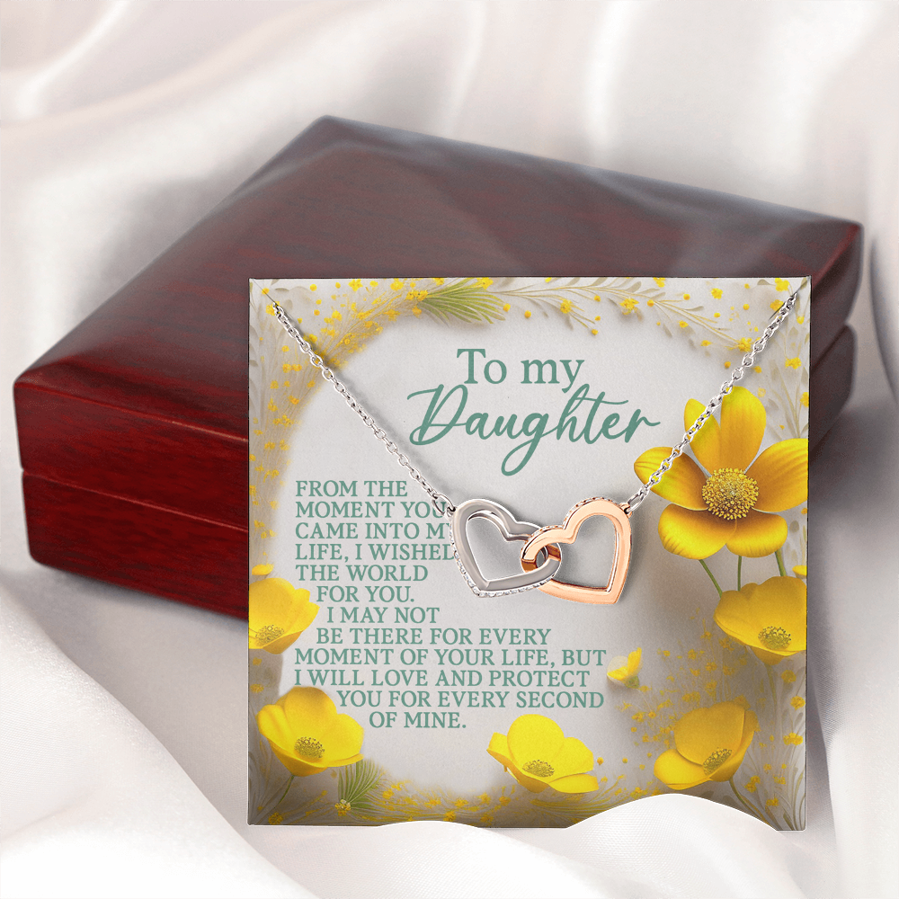 To My Daughter Necklace, My Daughter Gifts From Mom, Gifts From Dad To Daughter, Necklace For Daughter And Mom