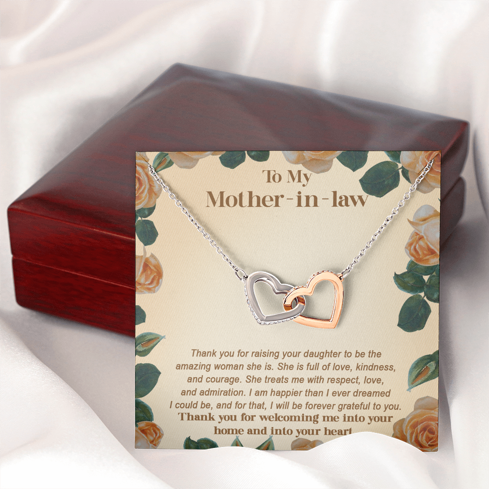 To My Incredible Mother-In-Law Necklace, Mother In Law Mothers Day Gift Jewelry, Future Mother In Law Gifts From Daughter In Law