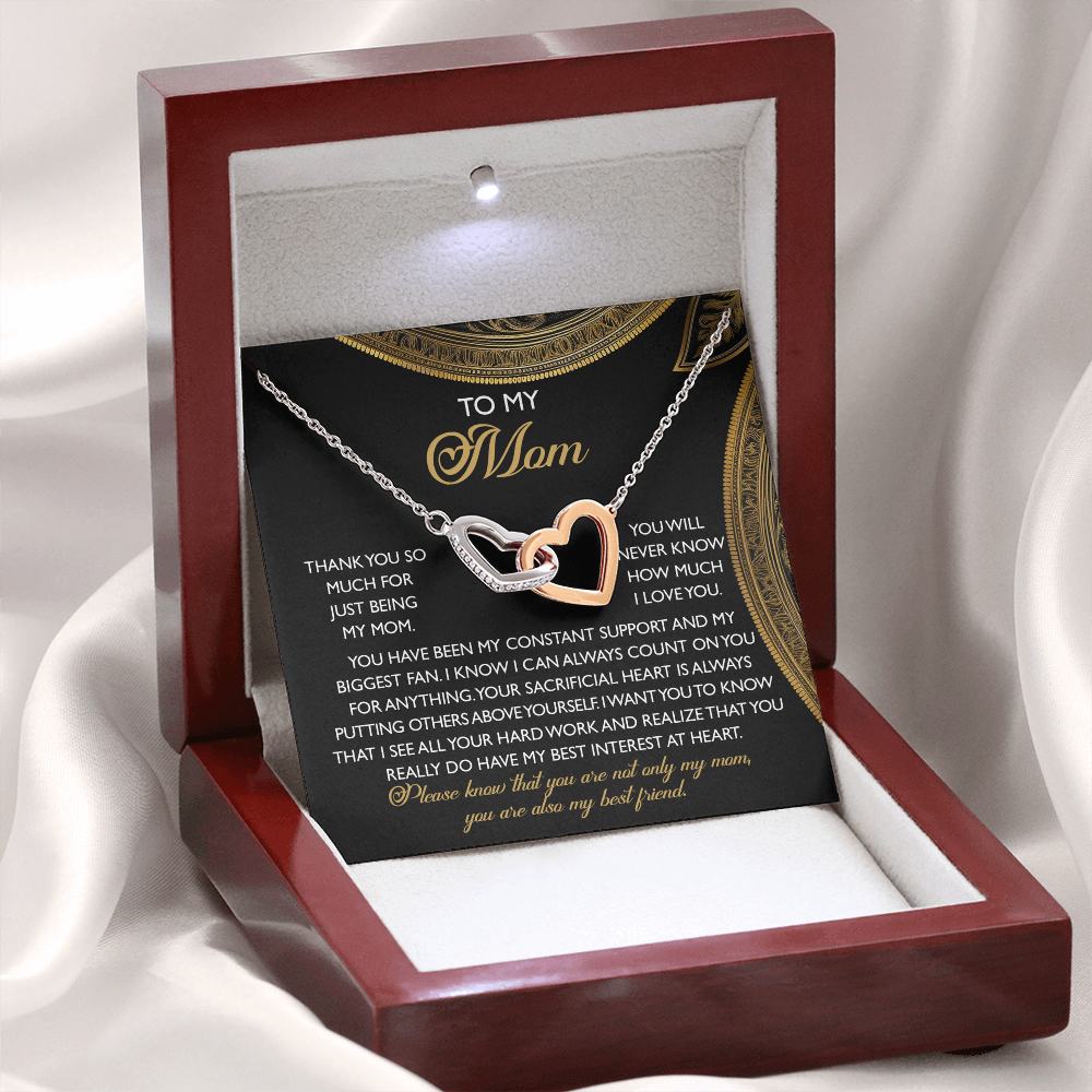 To My Mom Necklace, Mothers Day Necklace From Son, Mom Gift Christma Jewelry, Mother Day Jewelry Mom, Christmas Gifts For Mom Spanish