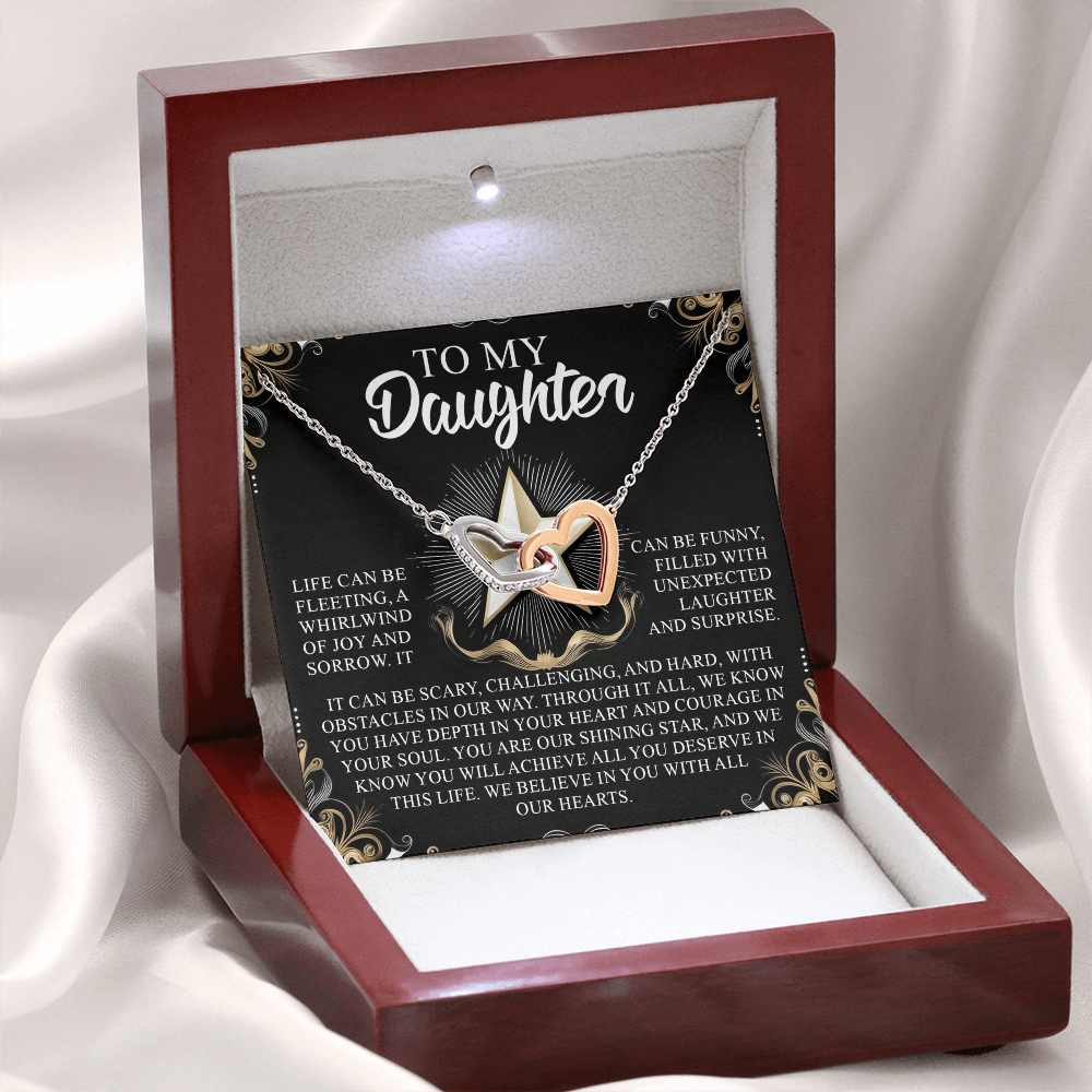 To My Daughter Necklace, Jewelry For Daughter From Mom, Gift For Adult Daughter, Gift For My Daughter