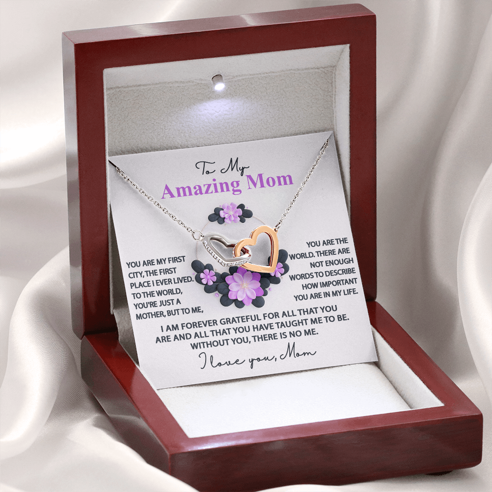 To My Amazing Mama Necklace, Mothers Day Necklace From Son, Christma Mom From Daughter, Gift My Mom Birthday, Mother Day Gift Mom Jewelry