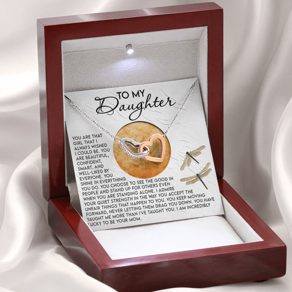 To My Daughter Necklace, Mother And Daughter Necklace, Gifts For Daughter Adult, Jewelry For Daughter From Dad