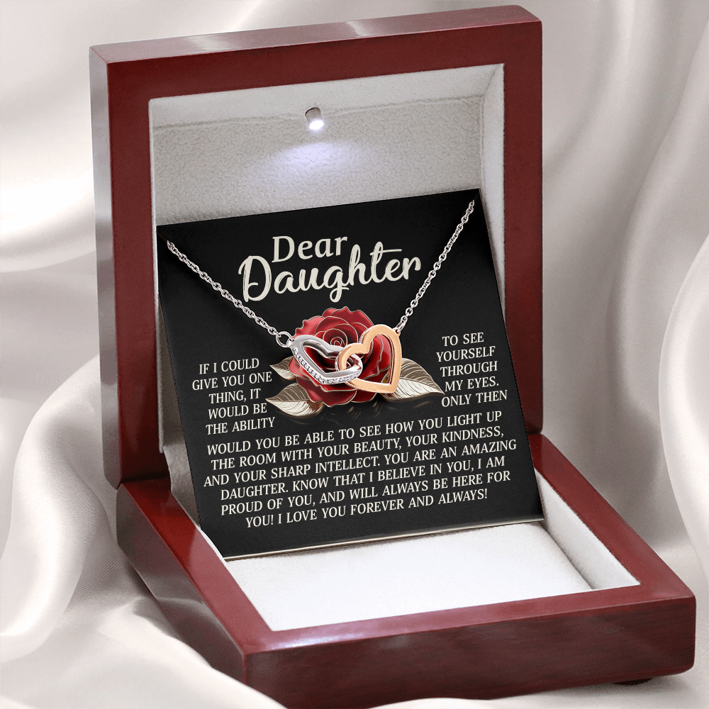 To My Daughter Necklace, Dad And Daughter Necklaces, Birthday Gift For Daughter Adult, Dad And Daughter Necklaces