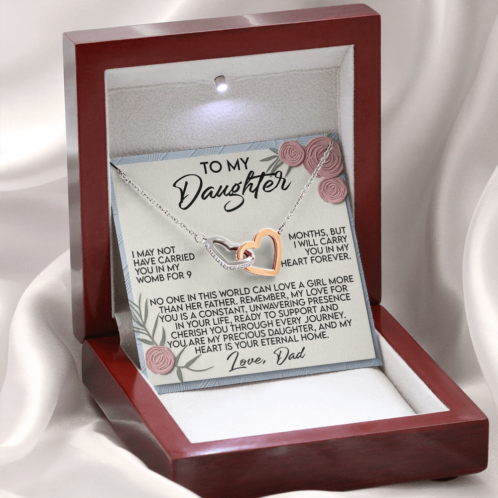 To My Daughter Necklace, Daughter Necklace From Dad, To My Daughter Necklace From Dad, Dad To Daughter Necklace