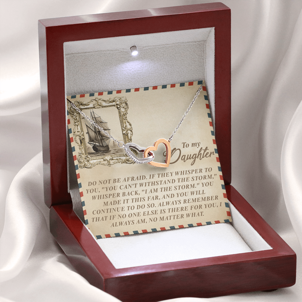 To My Daughter Necklace, Daughter Necklace From Dad, To My Daughter Necklace From Dad, To Our Daughter Gifts From Parents