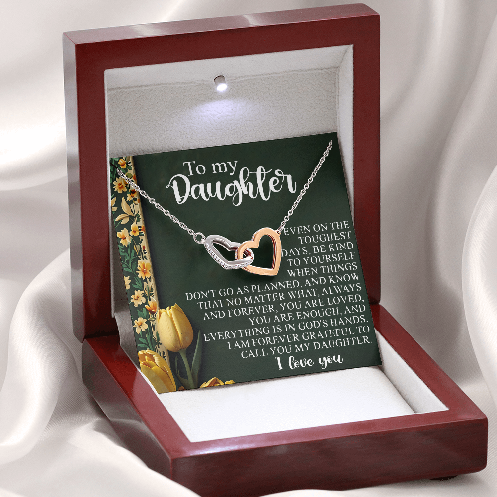 To My Daughter Necklace, Valentine For Adult Daughter, Daughters Necklace From Dad, To My Badass Daughter Necklace From Dad