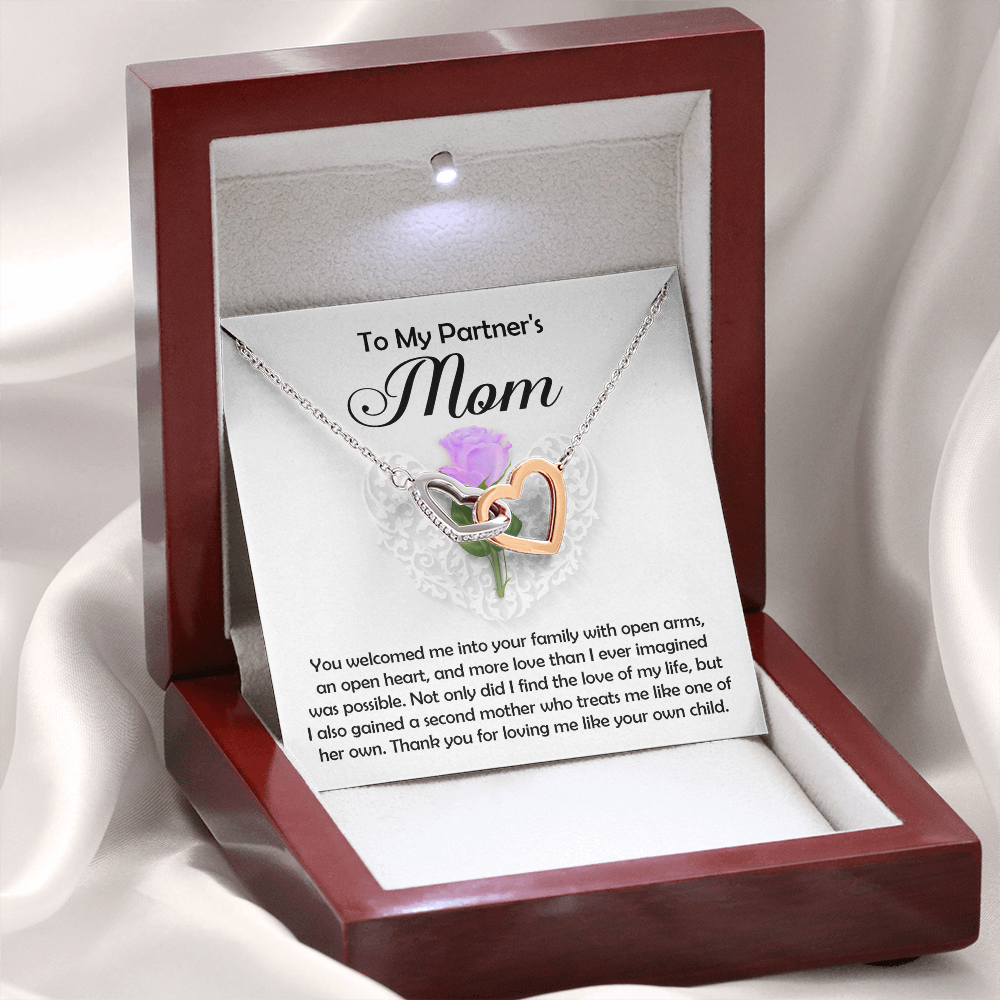 To My Mother-In-Law Necklace, Gift For Mother In Law Birthday, Mother's Day Gifts Mother In Law, Valentines Day Gifts For Mother In Law