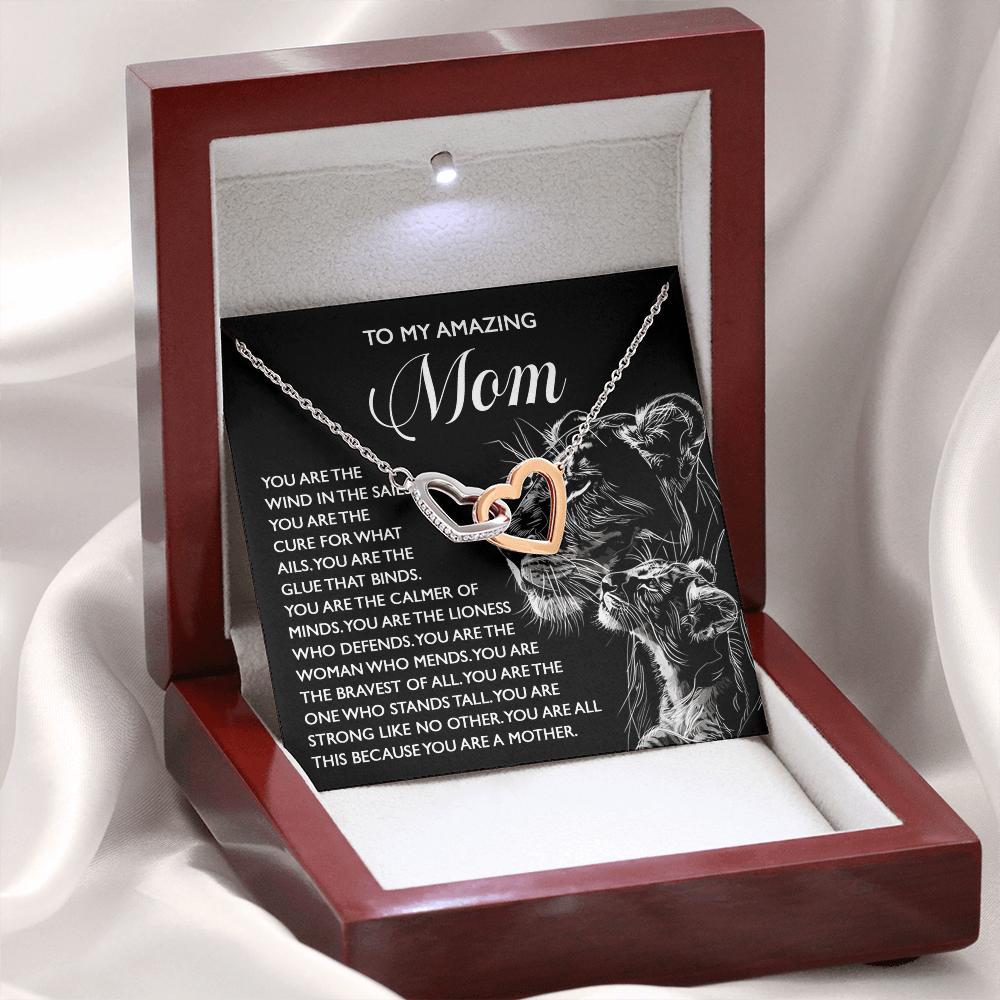 To My Amazing Mom Necklace, Worlds Best Mom Necklace, Sentimental Gift Mom From Son, Mother's Day Gifts For Mom Spanish
