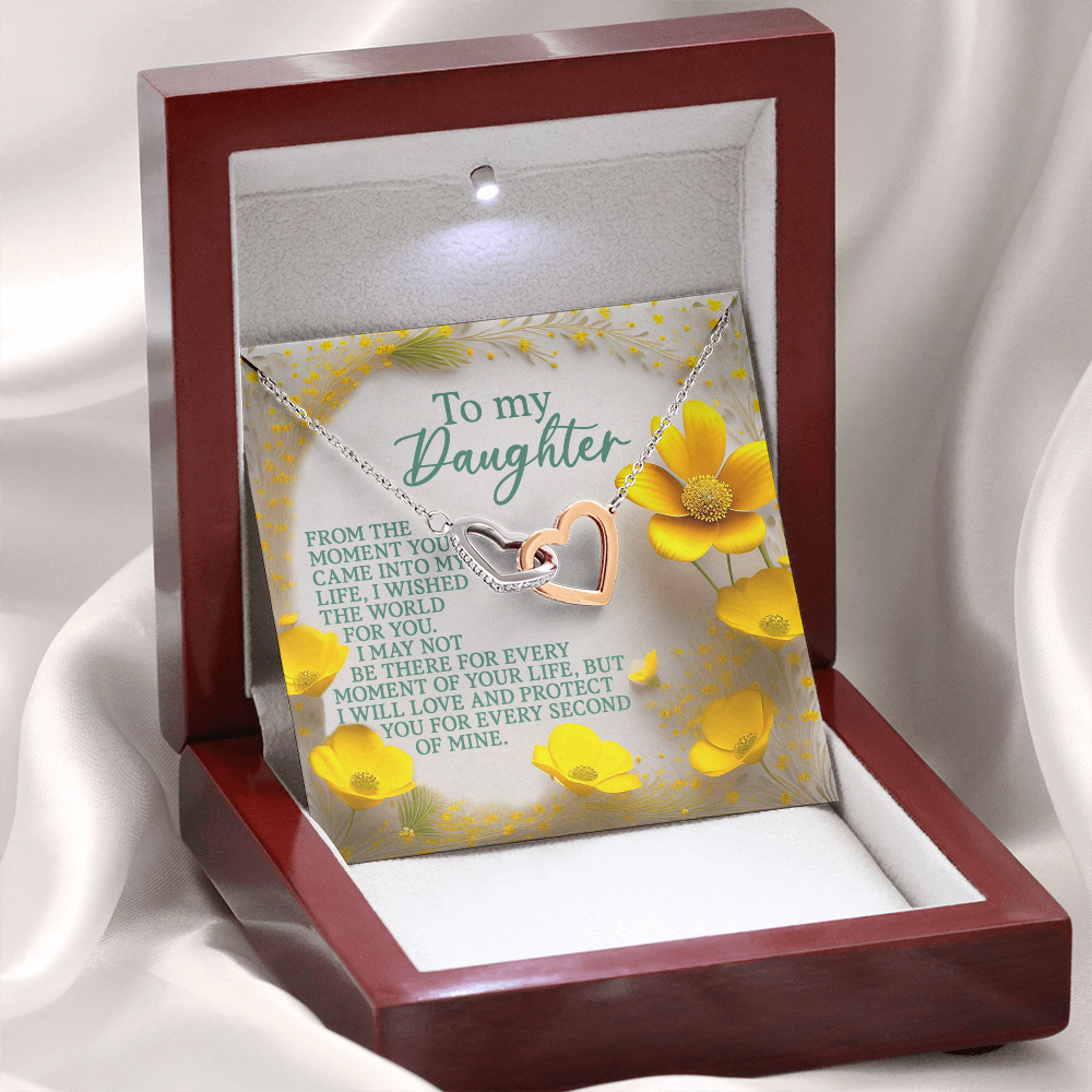 To My Daughter Necklace, My Daughter Gifts From Mom, Gifts From Dad To Daughter, Necklace For Daughter And Mom
