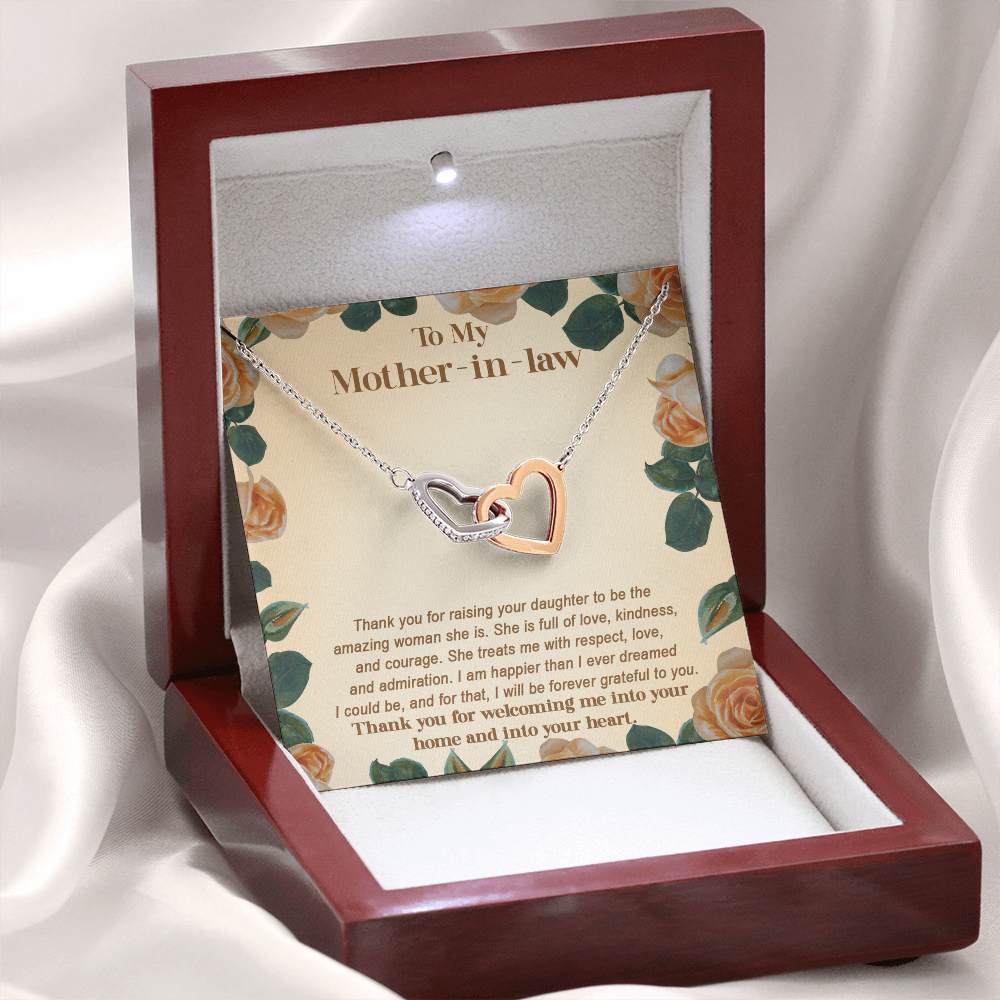 To My Incredible Mother-In-Law Necklace, Mother In Law Mothers Day Gift Jewelry, Future Mother In Law Gifts From Daughter In Law