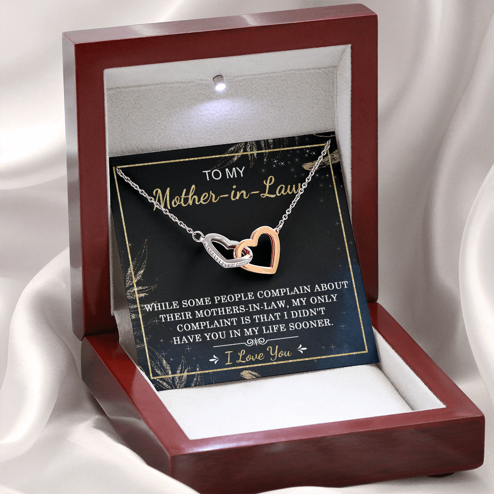 To My Mother-In-Law Necklace, Birthday Gifts For Mother In Law From Daughter In Law, Birthday Gifts For Mother In Law From Son In Law
