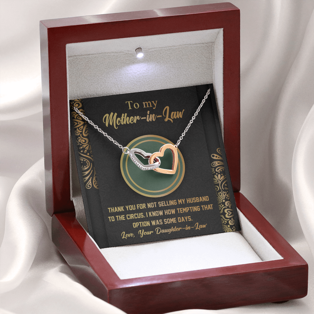To My Mother-In-Law Necklace, Gifts For Mother In Law From Daughter In Law, Valentines Gifts For Mother In Law, Mother In Law To Be