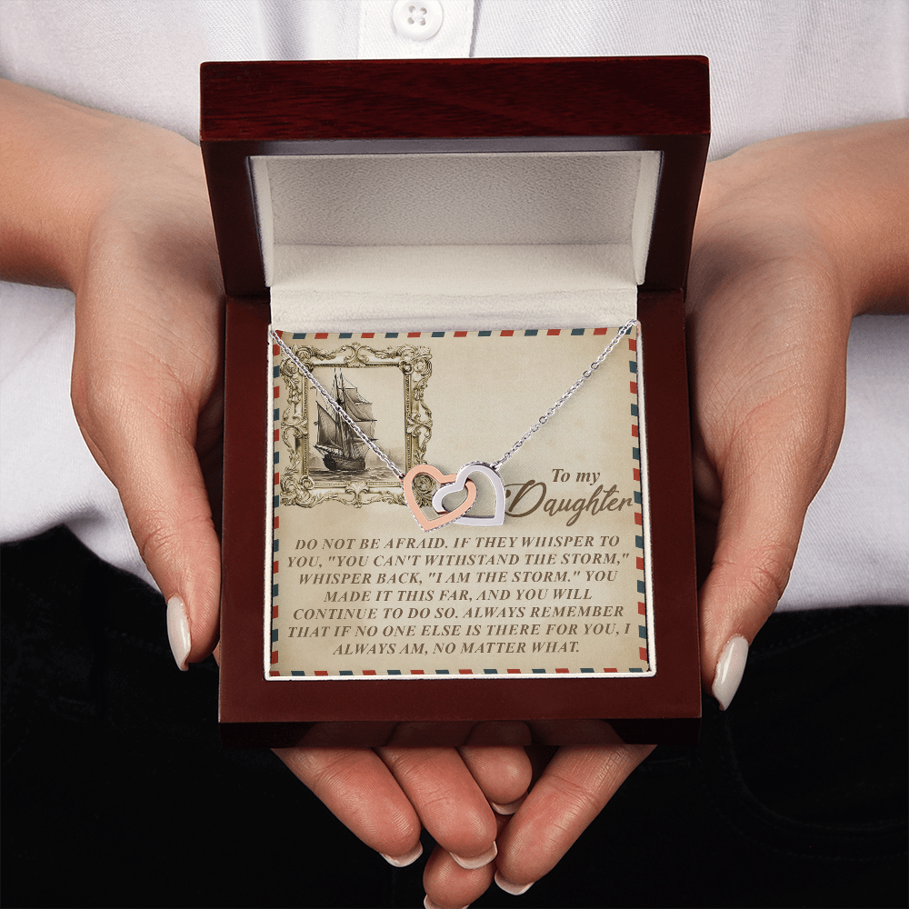 To My Daughter Necklace, Daughter Necklace From Dad, To My Daughter Necklace From Dad, To Our Daughter Gifts From Parents