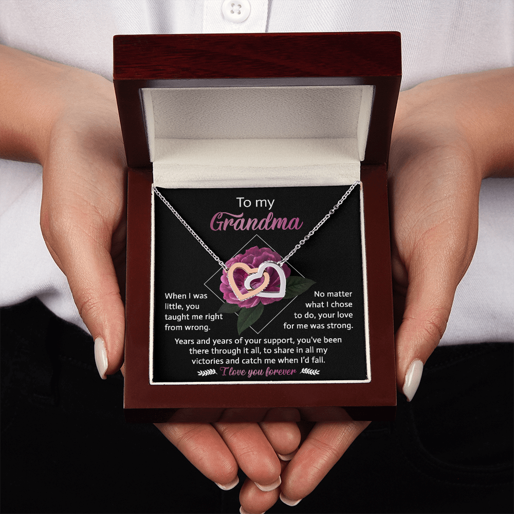 To My Grandma Necklace, I Love My Grandma Necklace, Gifts For My Grandma Birthday, Mothers Day Gift For My Grandma