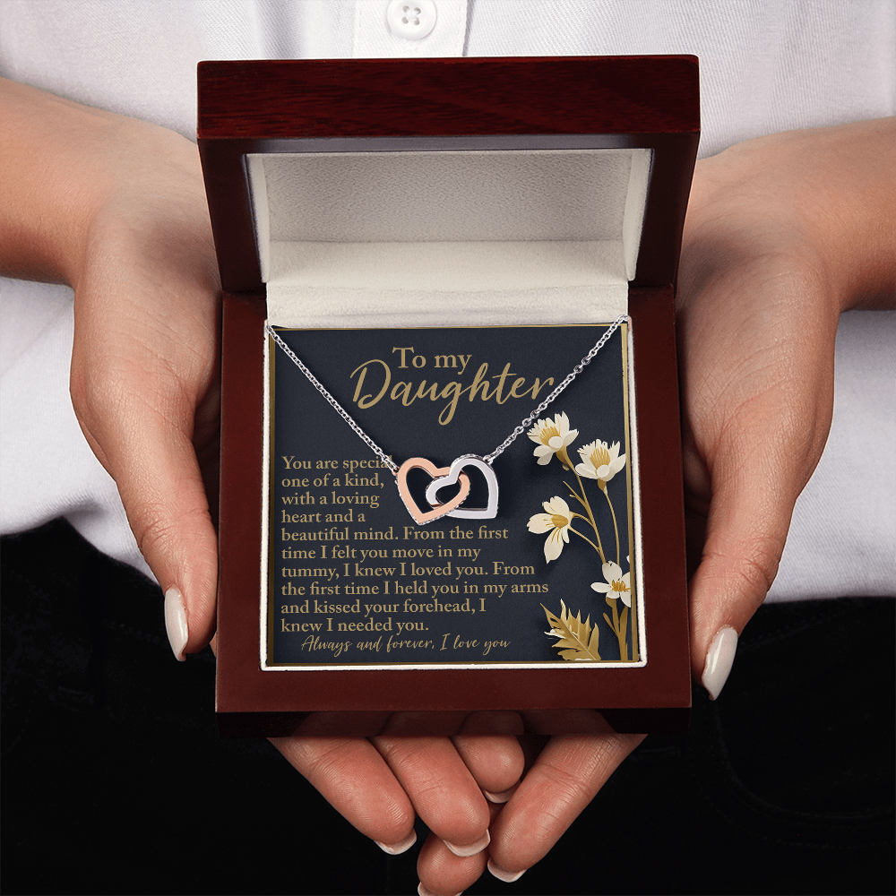 To My Daughter Necklace, Valentines For Adult Daughter, To Our Daughter Gifts From Parents, Daddy Necklace For Daughter