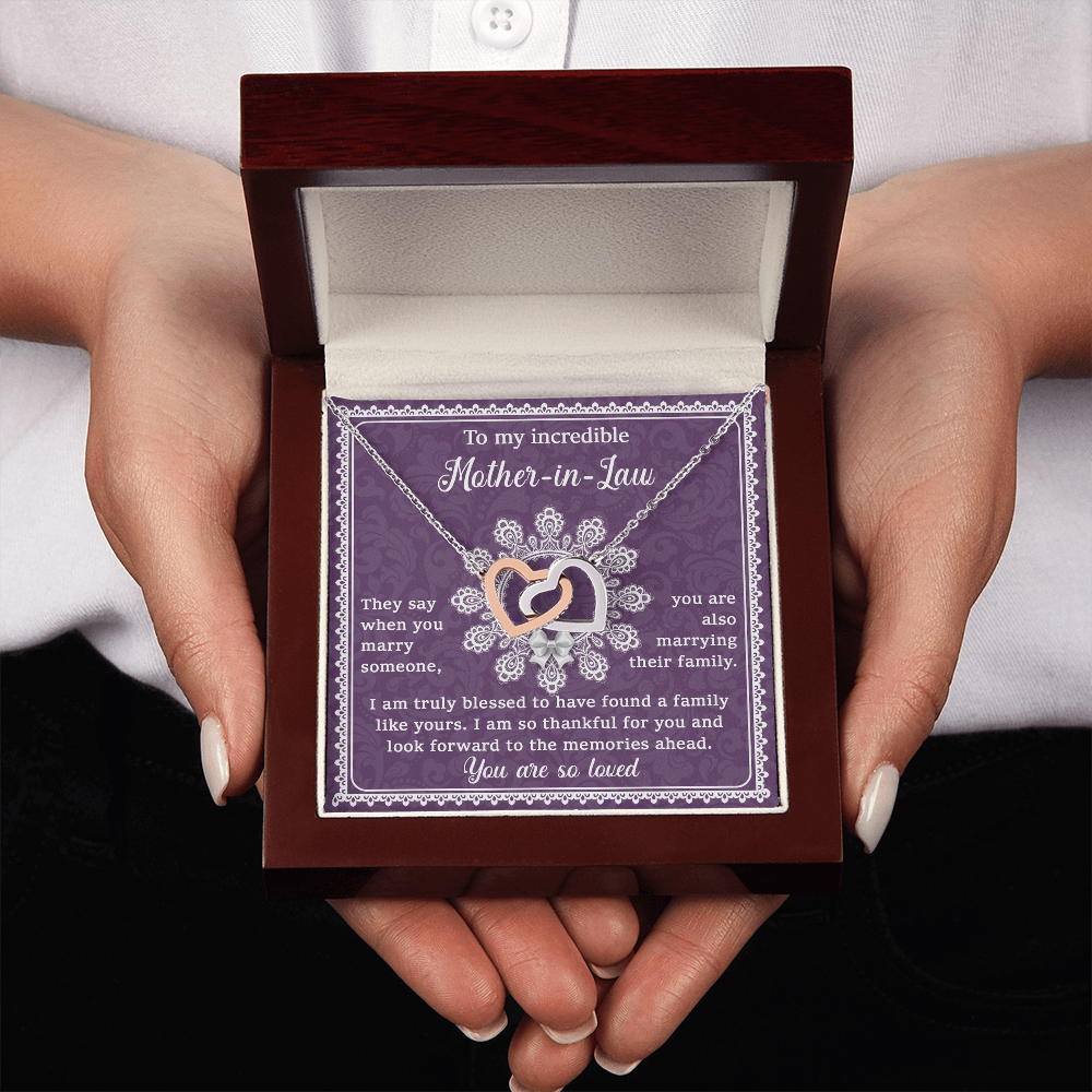 To My Partner's Mom Necklace, To My Mother In Law On My Wedding Day, Things For Mother In Laws, Sentimental Gifts For Mother In Law