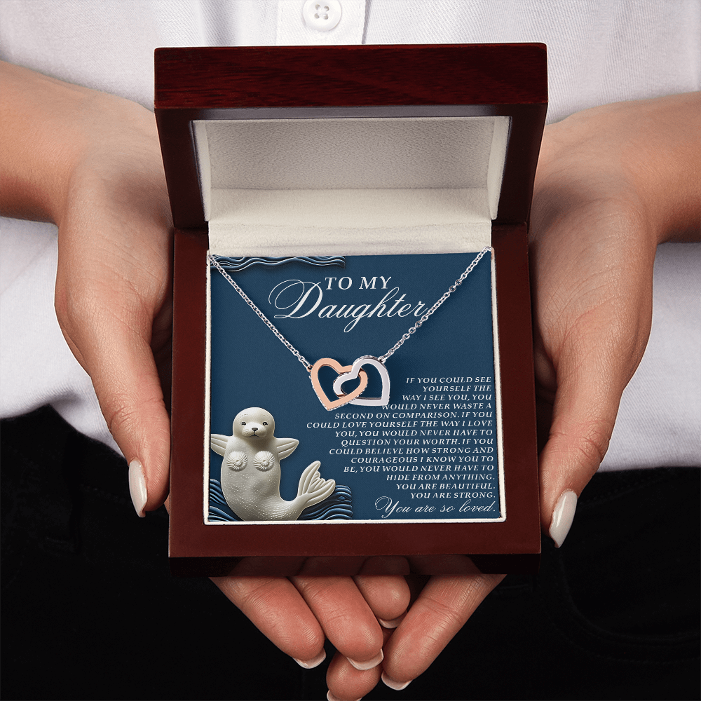 To My Daughter Necklace, Daughter Necklace From Dad, Birthday Gifts For Adult Daughter, Daughter Jewelry From Mom