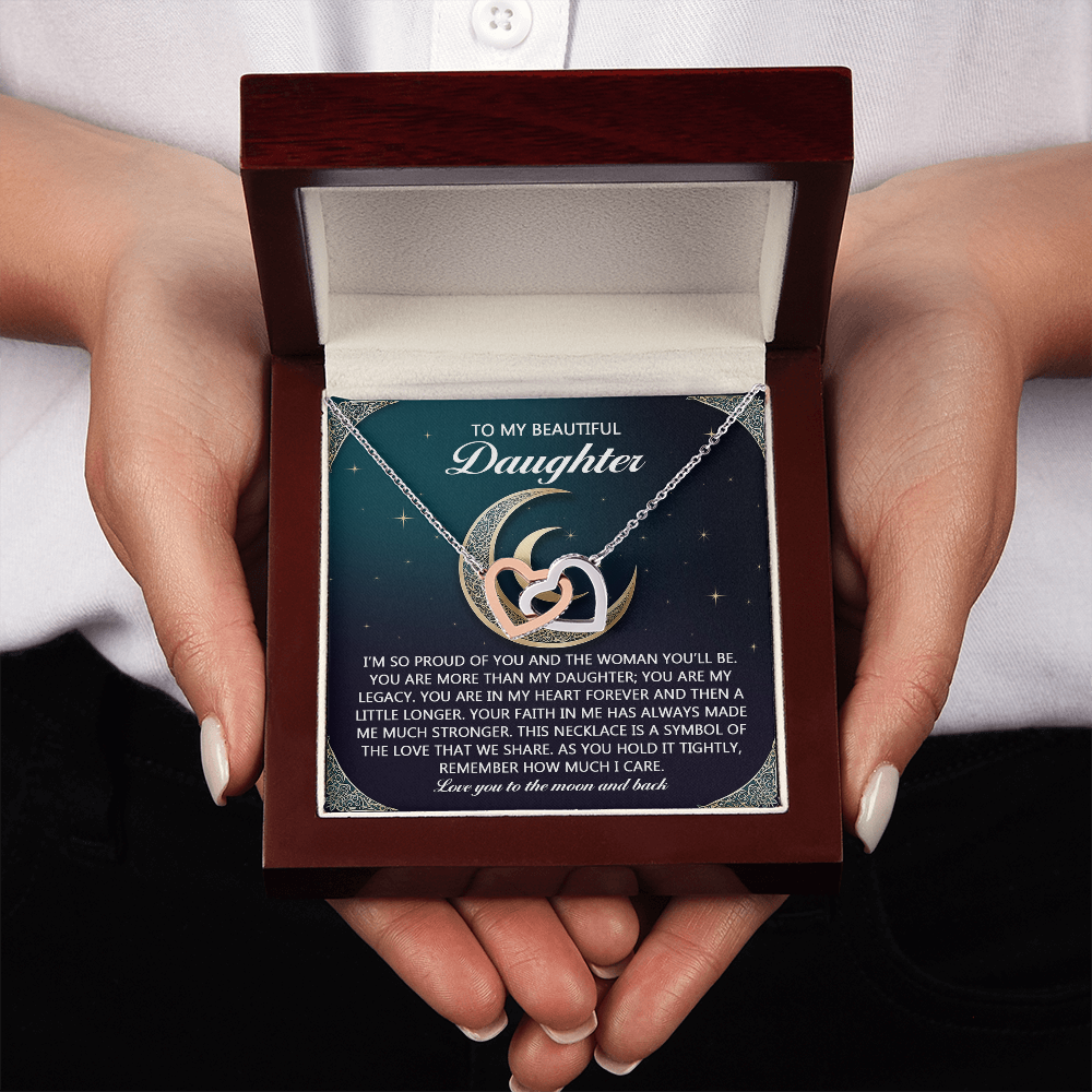 To My Beautiful Daughter Necklace, For My Daughter Necklace, Daughter Gifts From Mom, For My Daughter From Mom