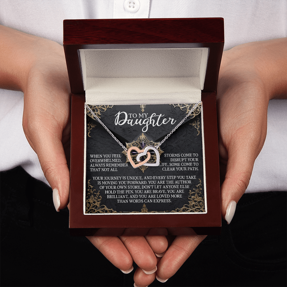 To My Daughter Necklace, For My Daughter From Dad, Daughter Gift From Dad, Daughter Necklaces From Mom