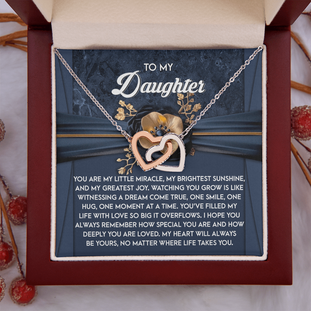 To My Daughter Necklace, Mom And Daughter Necklaces, Father Daughter Necklace, Jewelry For Daughter From Mom