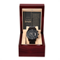 To My Amazing Daddy Black Chronograph Watch, Gift For Dad From Daughter, Gift For Fathers Day From Kids, Watch For Man Waterproof