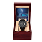 To My Amazing Dad Black Chronograph Watch, Black Chronograph Watch For Man, Watch For Man With Black, Watch For Man On Sale Clearance