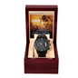 To My Wonderful Black Chronograph Watch, Gifts From Loving Child To Mom, Dad Presents For Christmas, Presents For Dad From Son