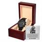 Dad You Are The King Black Chronograph Watch, Gift For Boyfriend's Mom From Son's Girlfriend, Son To Dad Christmas Gift, Gifts For Dad From Wife