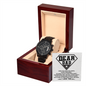 Dear Dad Black Chronograph Watch, To My Dad Black Chronograph Watch, Valentines Day Gifts For Father, Fathers Day Gifts From Daughter