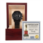 Certificate Of Appreciation Daddy Black Chronograph Watch, Fathers Day Gifts From Favorite Child, Valentines Day Gifts For Father