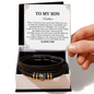 TTSA01 - Leather Bracelet for Son
