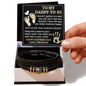 To My Daddy-To-Be Bracelet, Gift For Dad To Be, Christmas Presents For Dad, To My Dad Gifts From Son