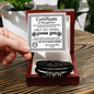 Certificate Of Recognition Viking Dad Bracelet, Bracelets For Dad From Daughter, Gifts For Dad Birthday, Christmas Bracelet For Dad