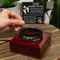 To My Daddy-To-Be Bracelet, Gift For Dad To Be, Christmas Presents For Dad, To My Dad Gifts From Son