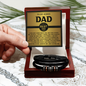 To My Bonus Dad Bracelet, Birthday Gifts For Dad, Father's Day Gifts For Dad, Birthday Gifts For Dad From Daughter