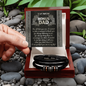 To My Amazing Bonus Dad Bracelet, To My Dad From Son, Dad Gifts From Wife And Son, Dad Presents From Son