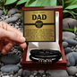 To My Bonus Dad Bracelet, Birthday Gifts For Dad, Father's Day Gifts For Dad, Birthday Gifts For Dad From Daughter