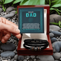 Dear Dad Bracelet, Gift For Dad Birthday From Daughter, First Fathers Day Gifts For New Dad, Dad Christmas Presents