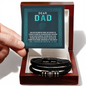 Dear Dad Bracelet, Gift For Dad Birthday From Daughter, First Fathers Day Gifts For New Dad, Dad Christmas Presents